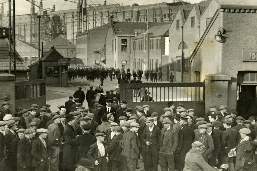John Brown's Shipyard, 1934