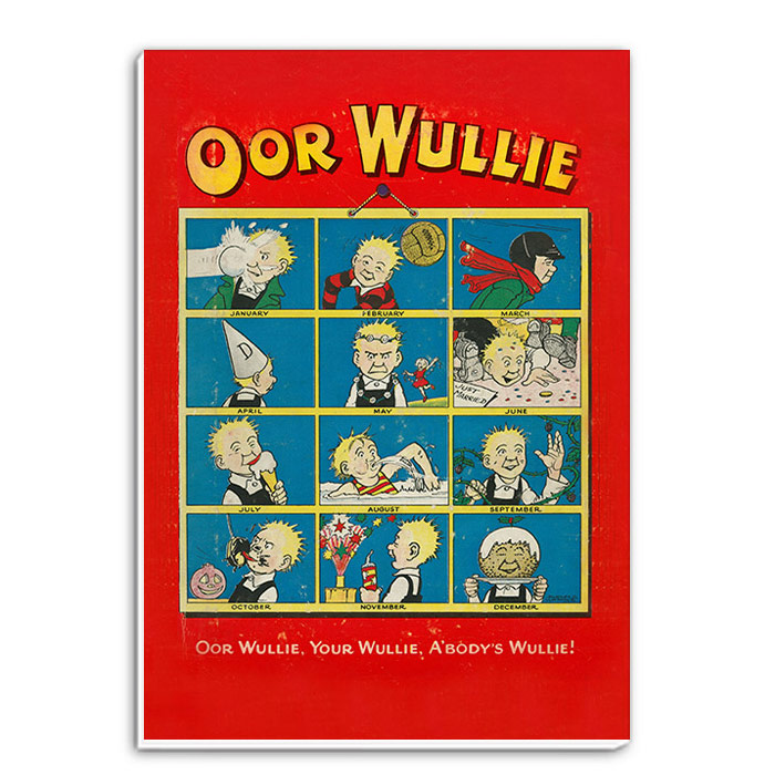 Oor Wullie 1952 Annual Cover Notepad