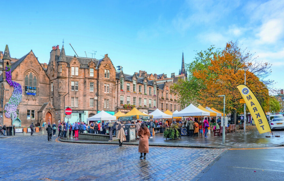 Edinburgh food market