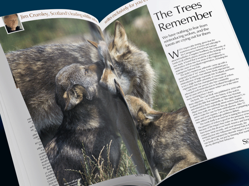 Jim Crumley feature from inside April 2025 issue of The Scots Magazine