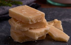 Fresh homemade Scottish tablet from our Scottish tablet recipe