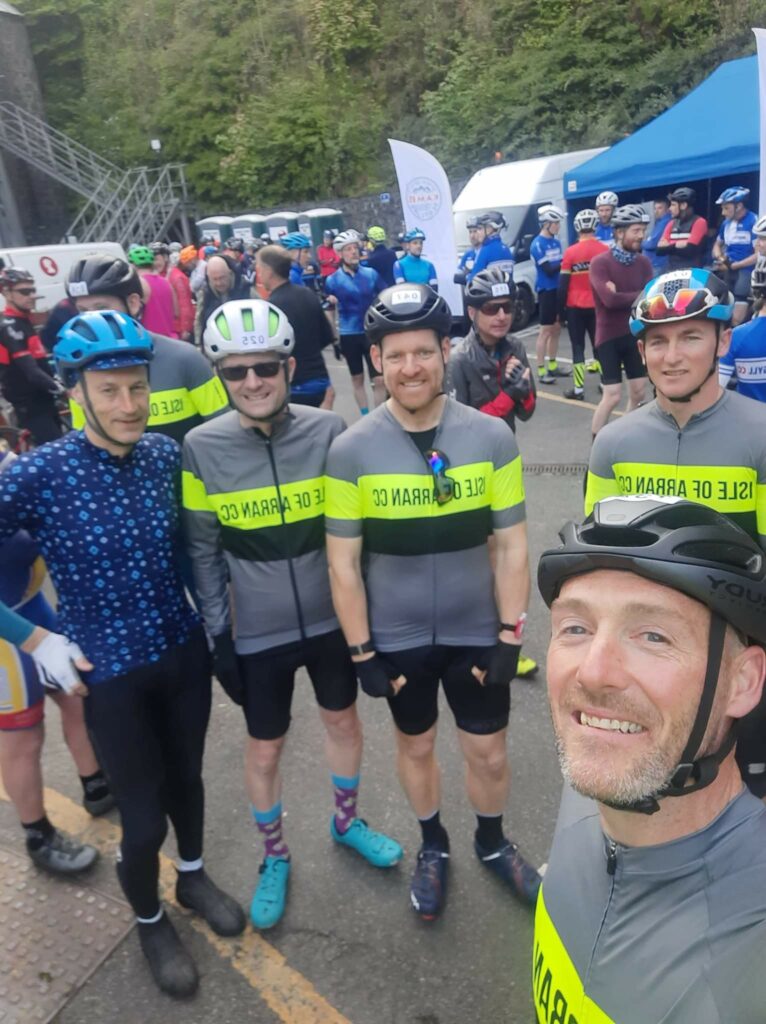 New Arran Cycle Club competes at Oban Sportive