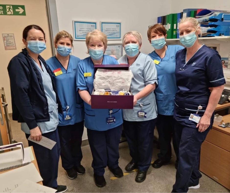 NHS staff receive surprise gifts