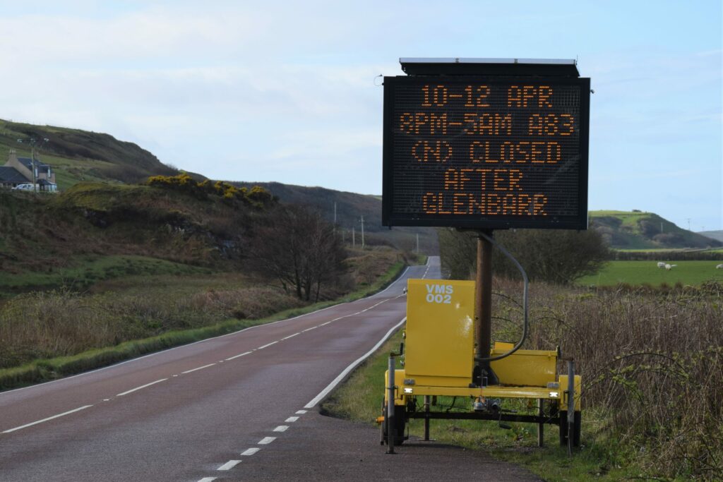 A section of the A83 between Bellochantuy and Glenbarr will be closed for 11 nights this month, as 1km of road undergoes £450,000 of surfacing improvements.