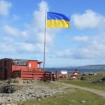 Machrihanish Seabird Observatory is currently flying the Ukrainian flag.