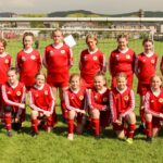 Campbeltown Pupils' under-12 girls hosted the football friendlies.