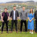 Rhuvaal perform as a six-piece at festivals and events across Scotland.