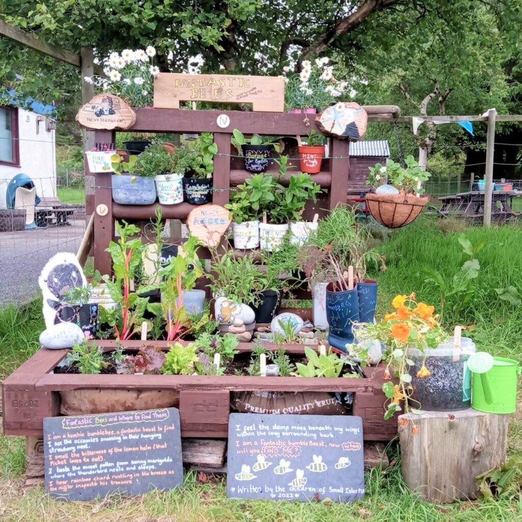 Greenfingered pupils win pocket garden competition