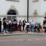 Campbeltown Brass's summer camp concluded with a pop-up concert on Campbeltown's Main Street.