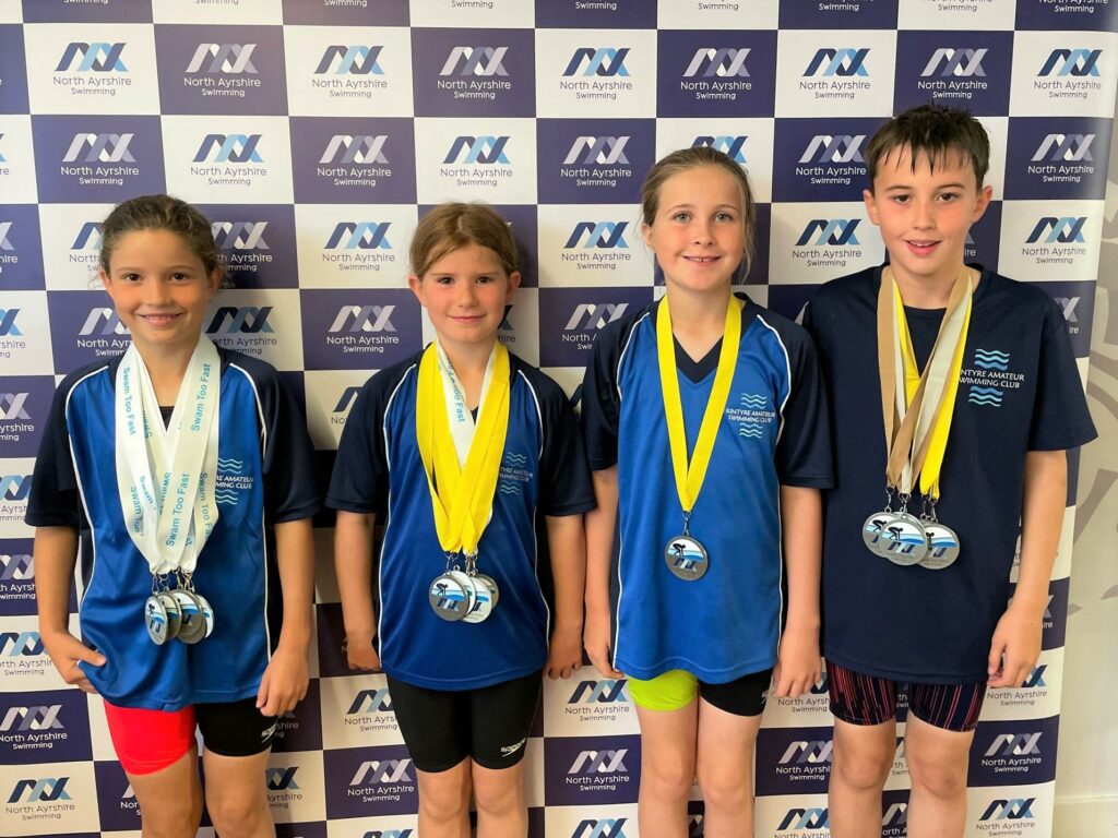 Swimmers take home the medals from North Ayrshire meets - Campbeltown ...