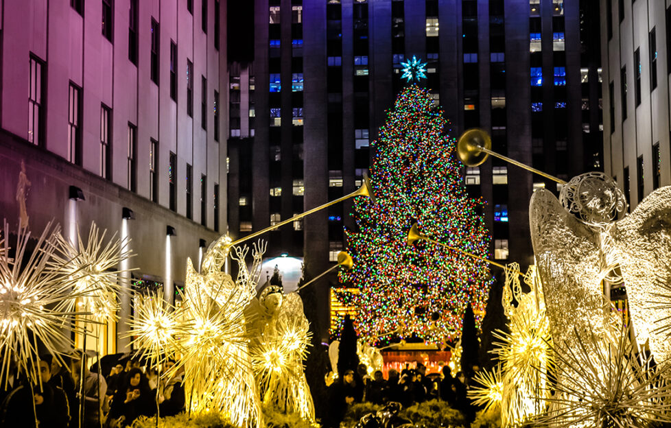 Rockefeller Centre New York at Christmas time Pic: Shutterstock
