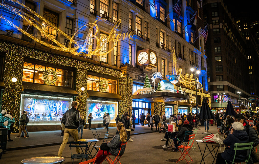 Macy's Department Store, Christmas 2021 Pic: Shutterstock