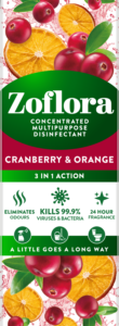 Zoflora Cranberry and Orange 250ml 