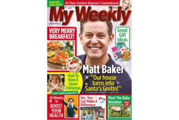Cover of My Weekly latest issue Nov 23 with Matt Baker and festive breakfast recipes