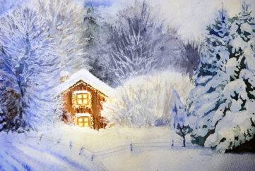 Cottage in woods Illustration: Shutterstock
