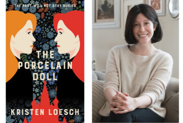 Author Kristen Loesch and her new book The Porcelain Doll Author Pic: Samna Chheng-Mikula
