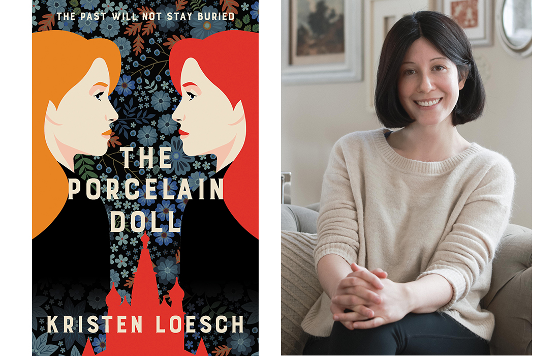Author Kristen Loesch and her new book The Porcelain Doll Author Pic: Samna Chheng-Mikula