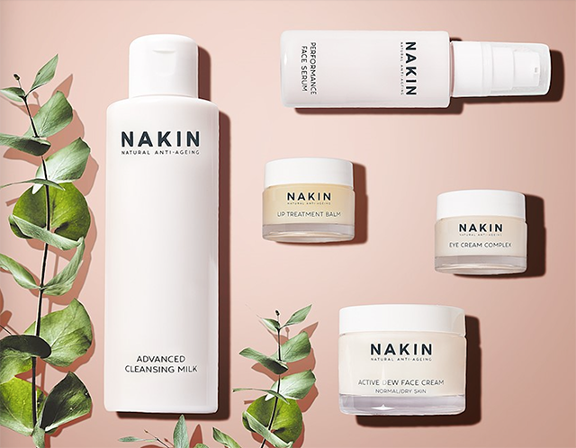 Nakin skincare range
