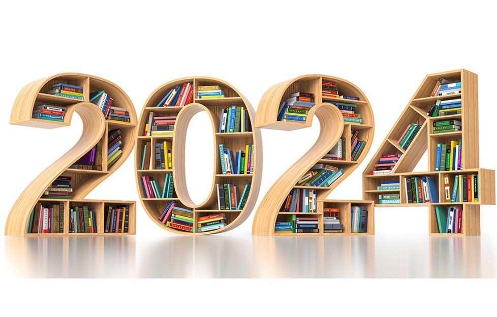World Book Day bookshelves in shape of 2024