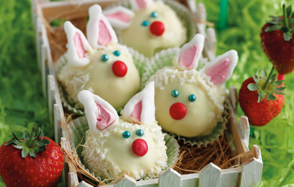 Easter cake recipe, bunny design