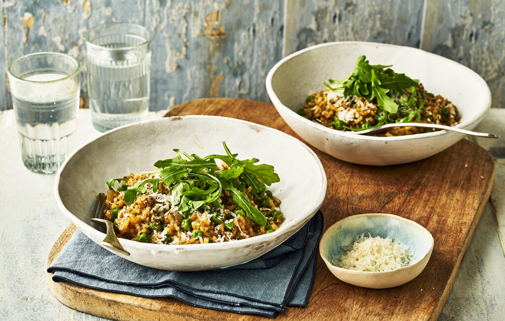 Pea and Mint Risotto