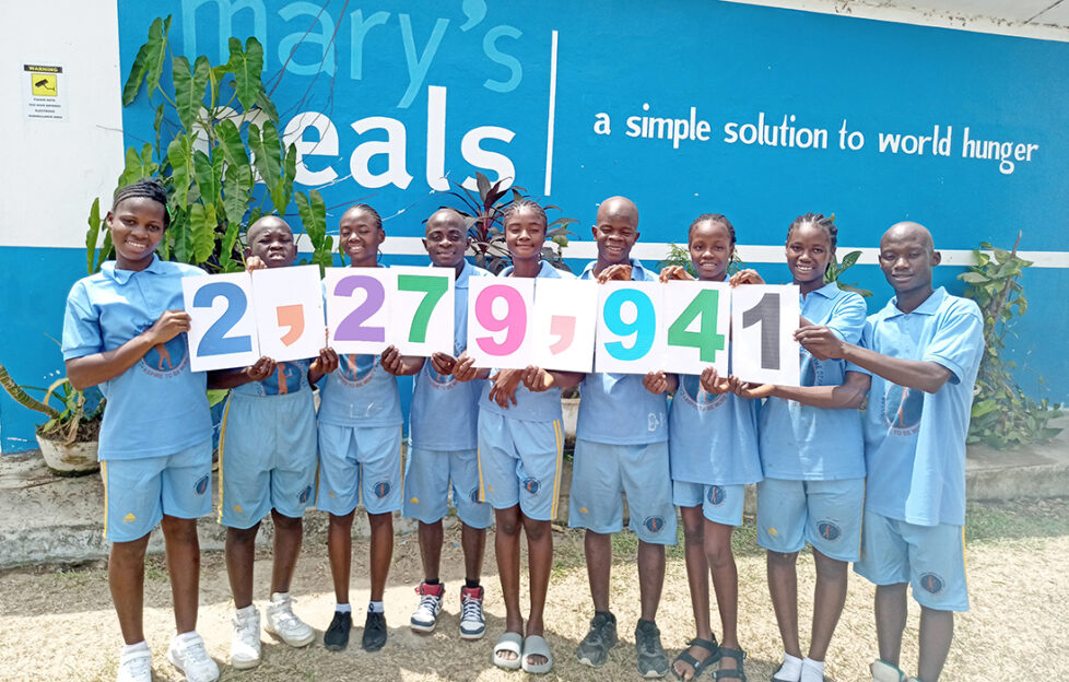 Pupils from Oscar Romero School for the Deaf in Liberia