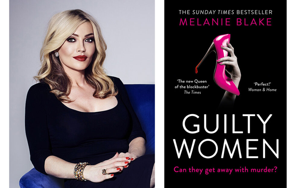 Author Melanie Blake and Guilty Women book cover
