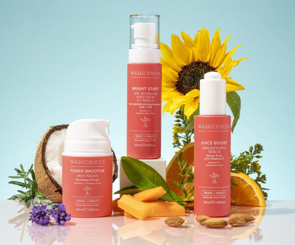 Wild science fruit boost skincare collection