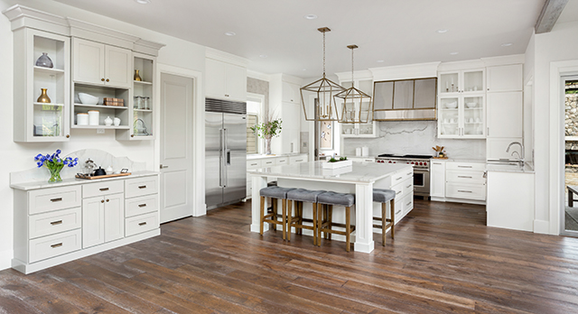 Beautiful kitchen and flooring Pic: Shutterstock