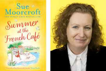 Sue Moorcroft and her latest book