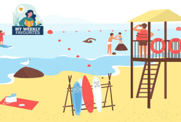 Beach scene Illustration: Shutterstock