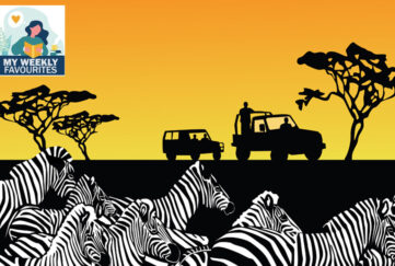 Tourists at sunrise on safari Illustration: Shutterstock