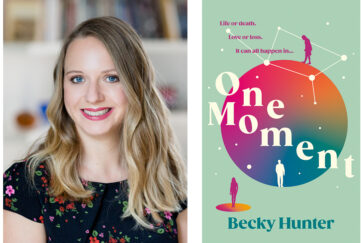 Author Becky Hunter with her new book