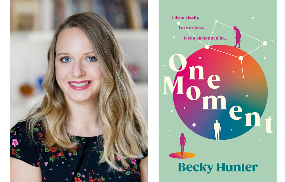 Author Becky Hunter with her new book