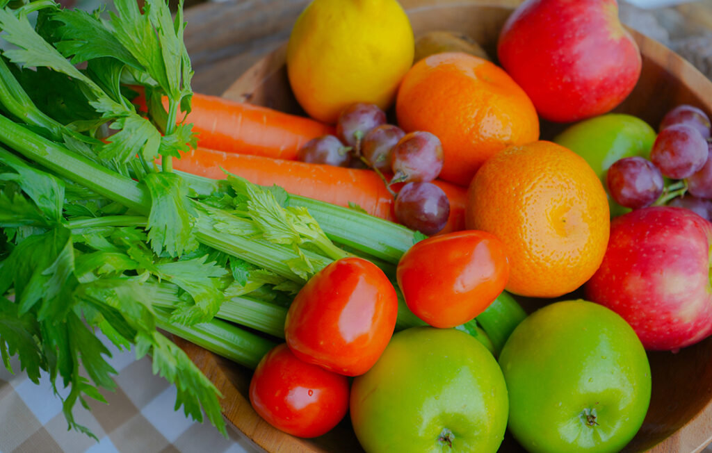 Carrots, grapes, apples and fruit Pic: Shutterstock
