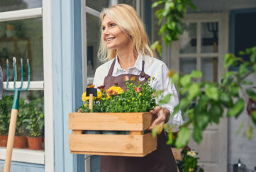 A lady gardening Pic: Shutterstock
