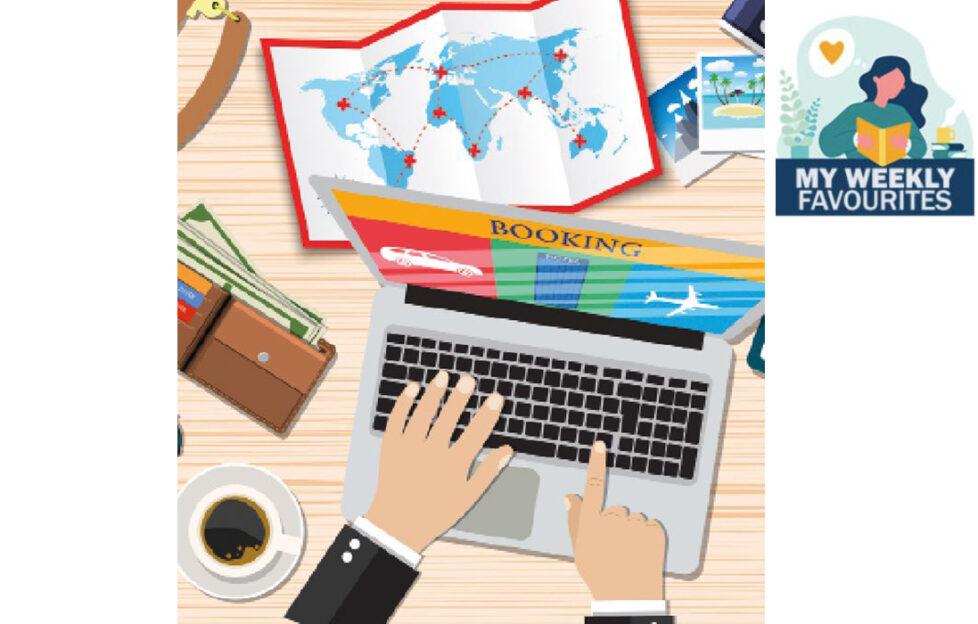 Laptop and someone search for a holiday Illustration: Shutterstock