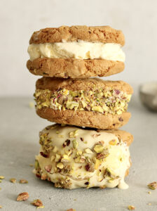 Pistachio and White choc cookies dessert