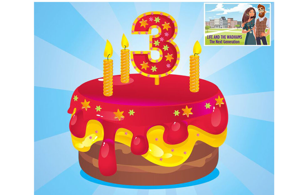 3rd birthday cake Illustration: Shutterstock