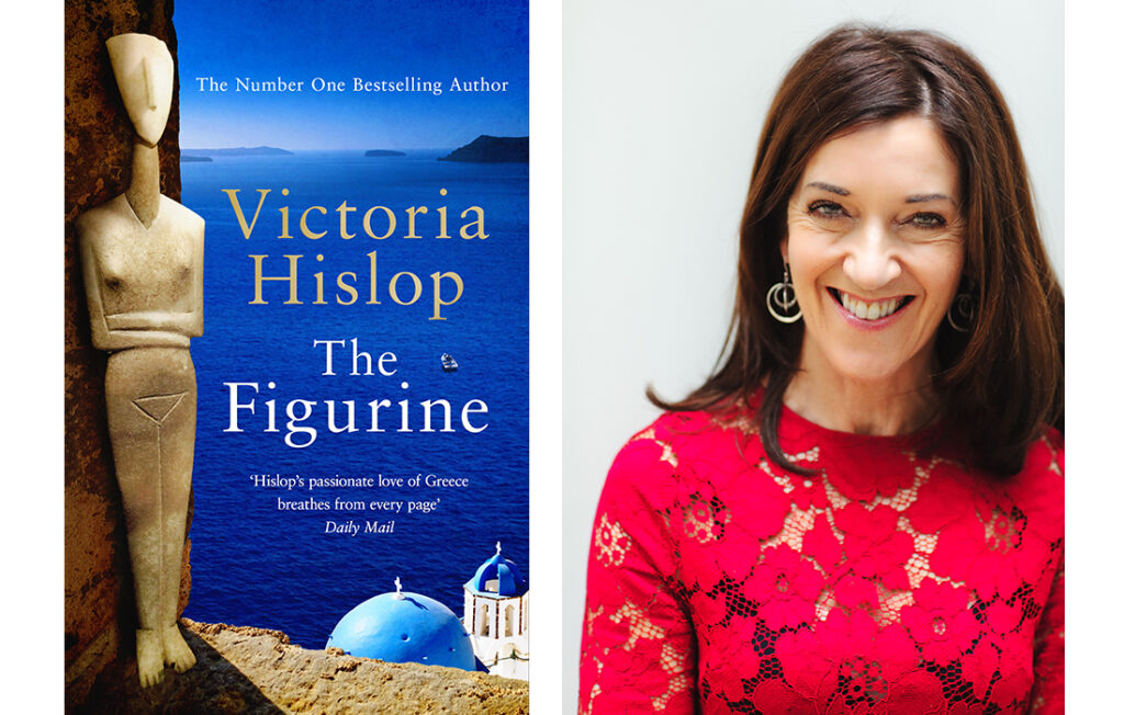 Author Victoria Hislop with her new book