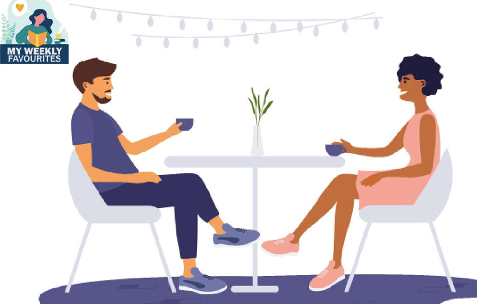 Young man and woman sitting opposite each other in a cafe Illustration: Shutterstock