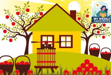 A cottage and apple trees Illustration: Shutterstock