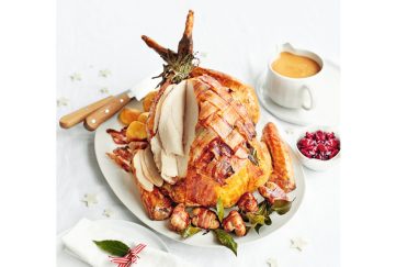 Roast Turkey With Herb & Pancetta Lattice
