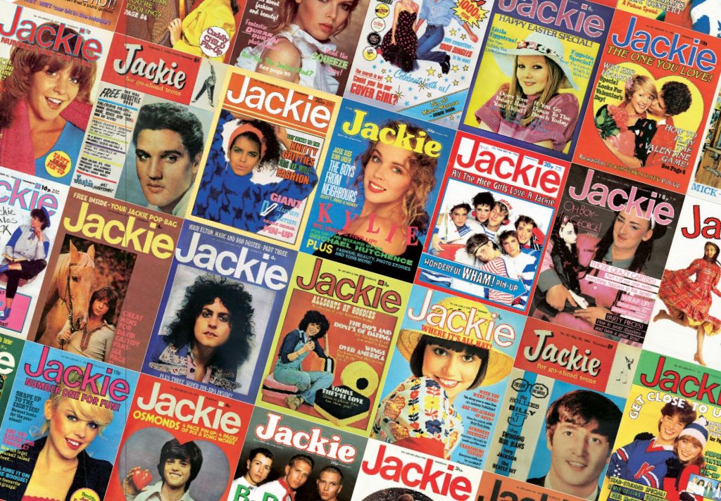 Jackie magazine archived covers