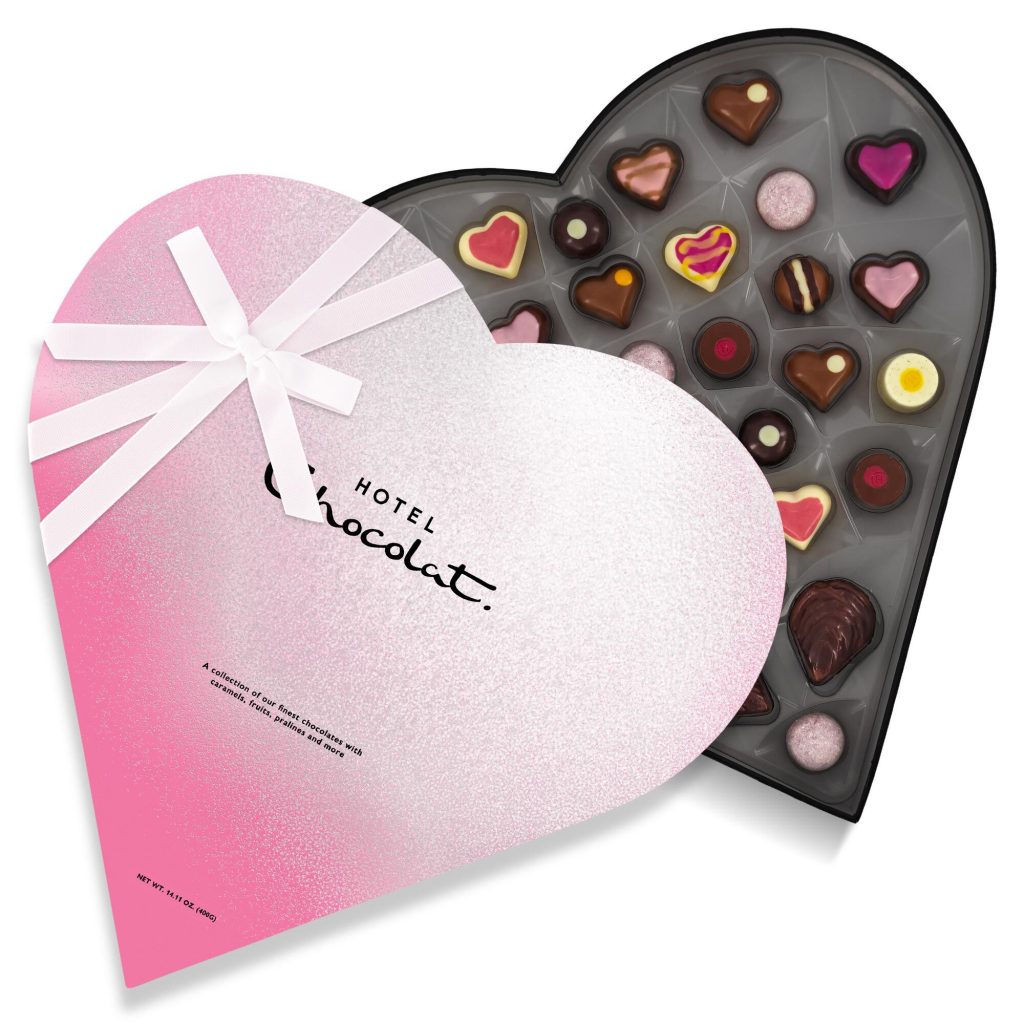 Heart shaped Hotel Chocolat chocolates