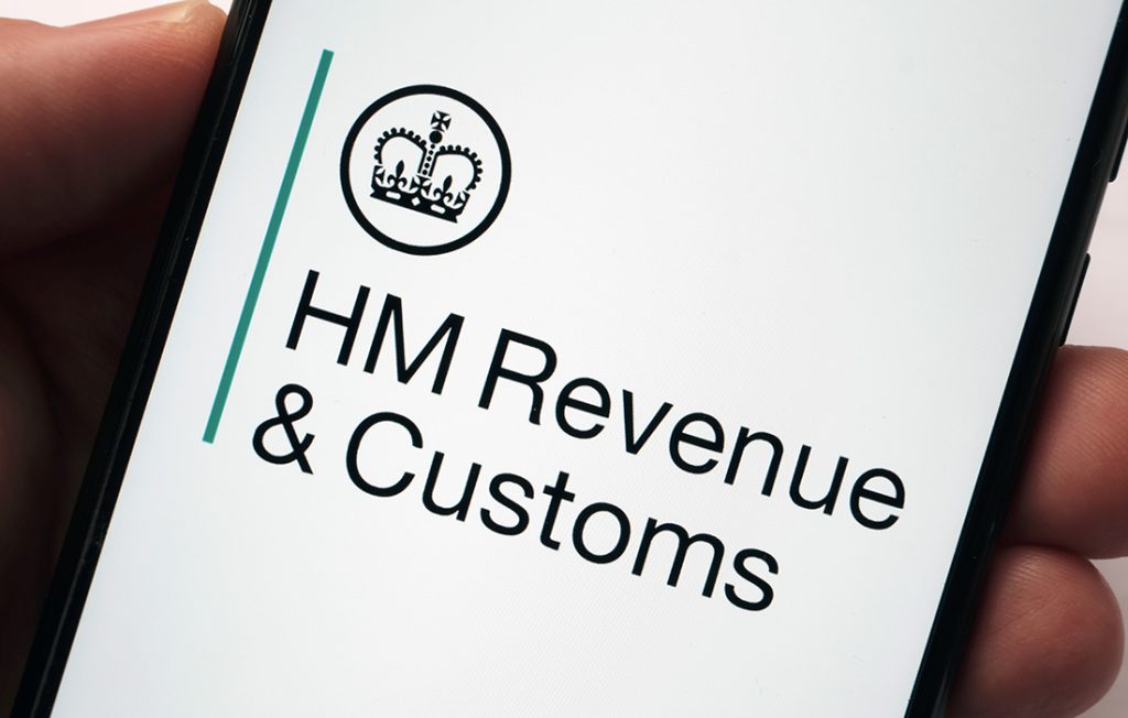 HMRC message on phone Pic: Shutterstock