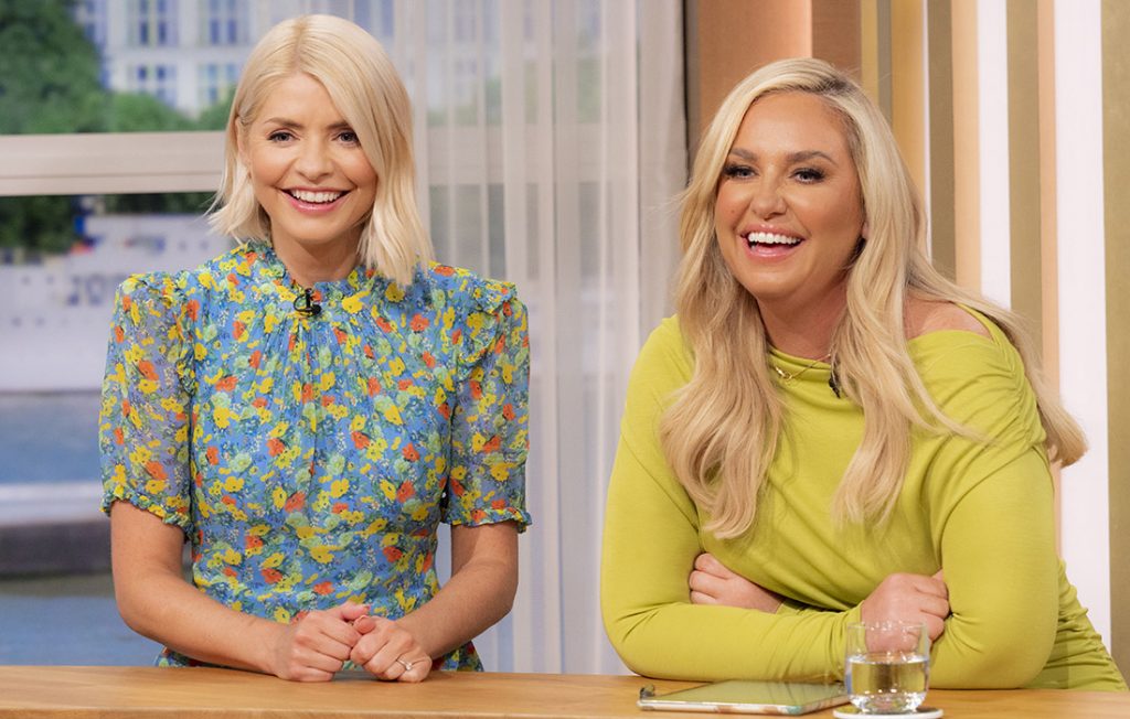 Holly Willoughby and Josie Gibson presenting This Morning