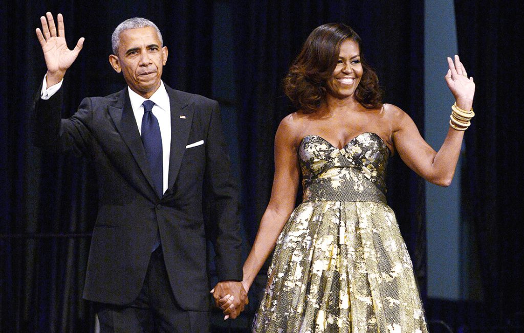 Michelle and Barack Obama, Washington DC, 2016 Pic: Shutterstock
