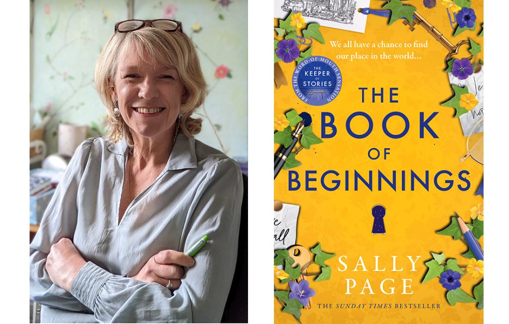 Saly Page and her novel The Book Of Beginnings