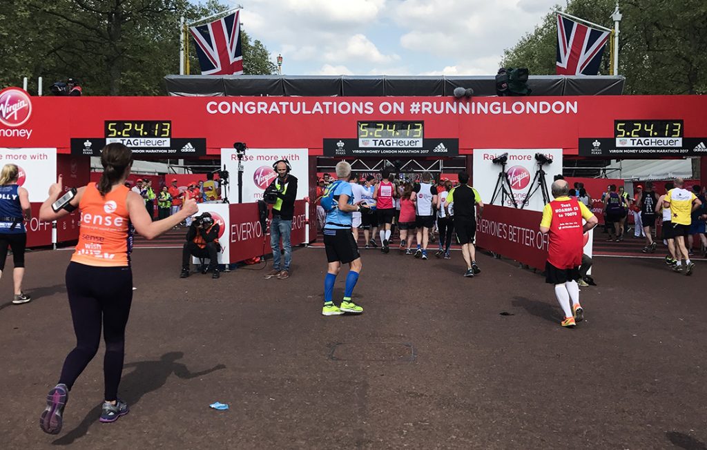 London Marathon Finish Line pic: Shutterstock